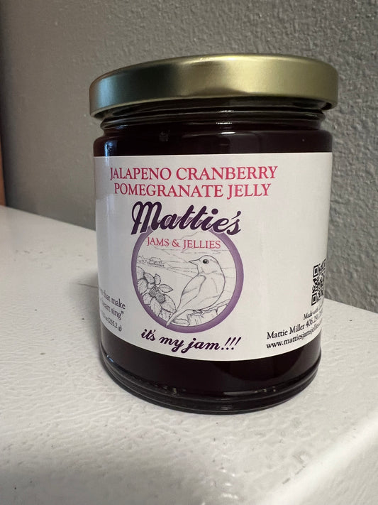 Jalapeno Cranberry Pomegranate Jelly
