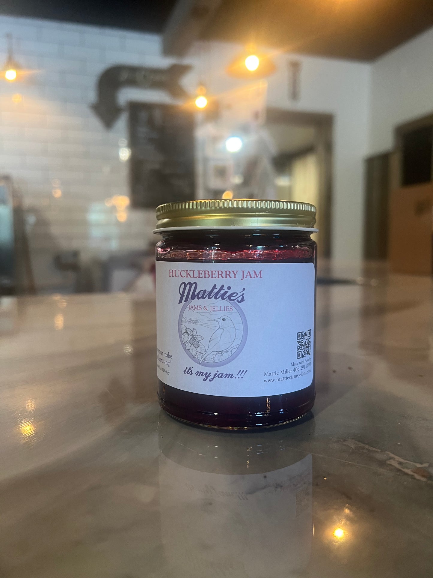 Homemade Huckleberry Jam