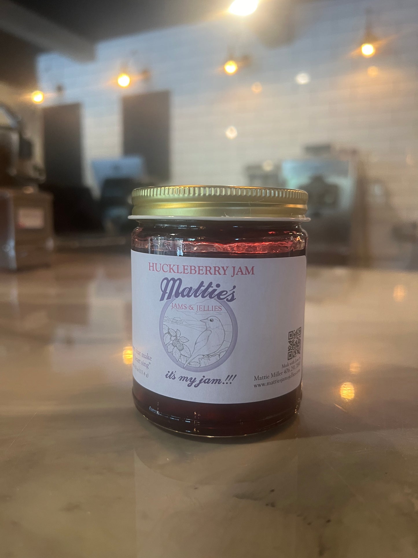 Homemade Huckleberry Jam