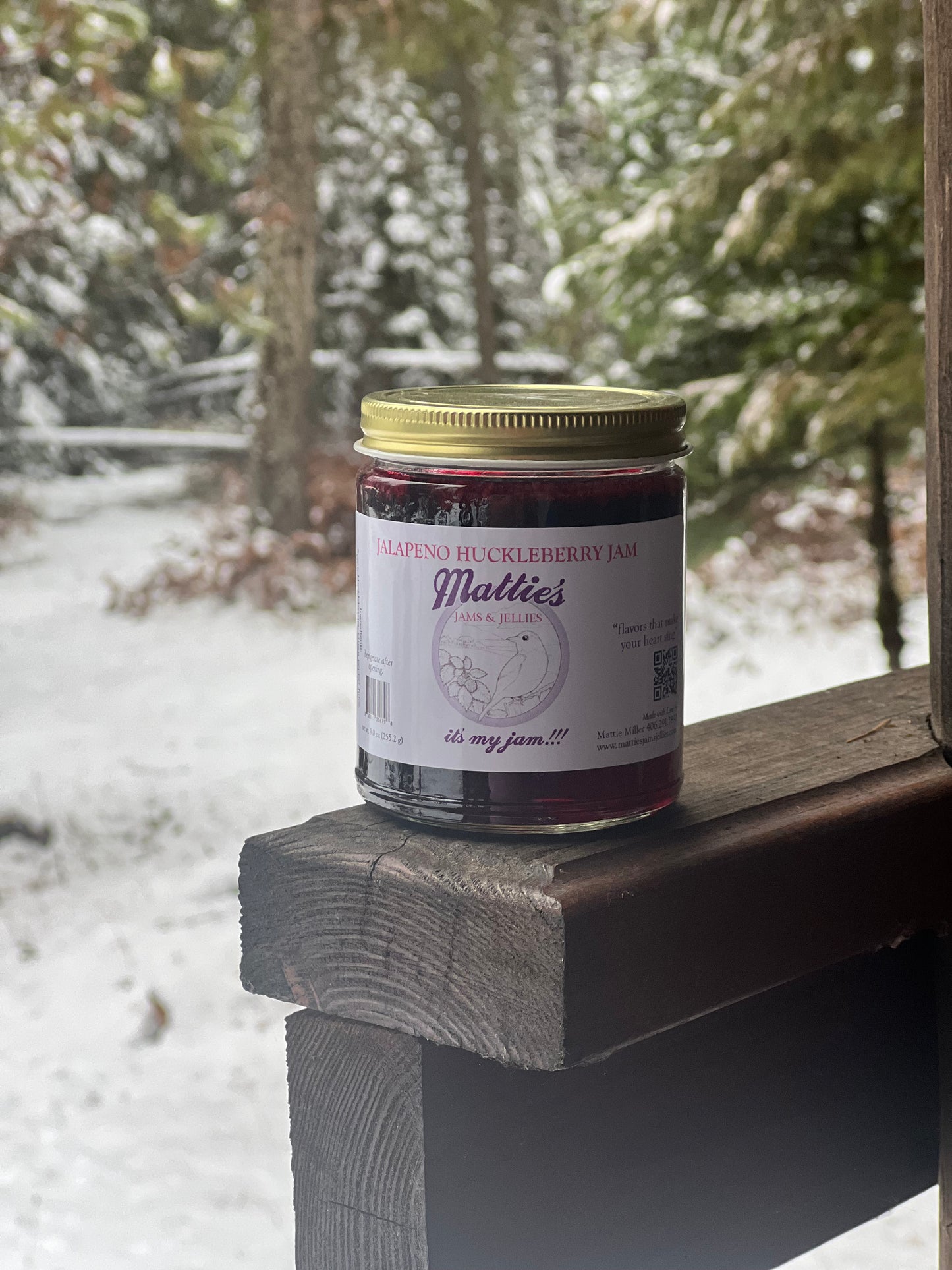 Jalapeno Huckleberry Jam