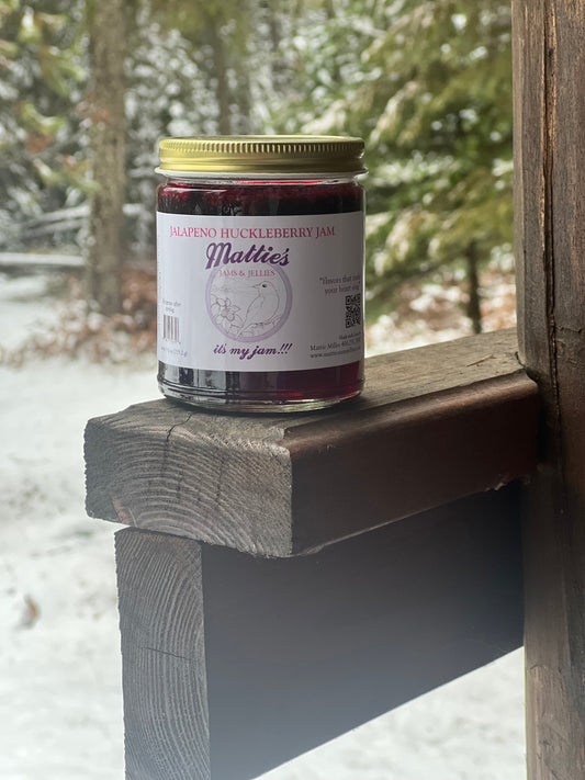 Jalapeno Huckleberry Jam