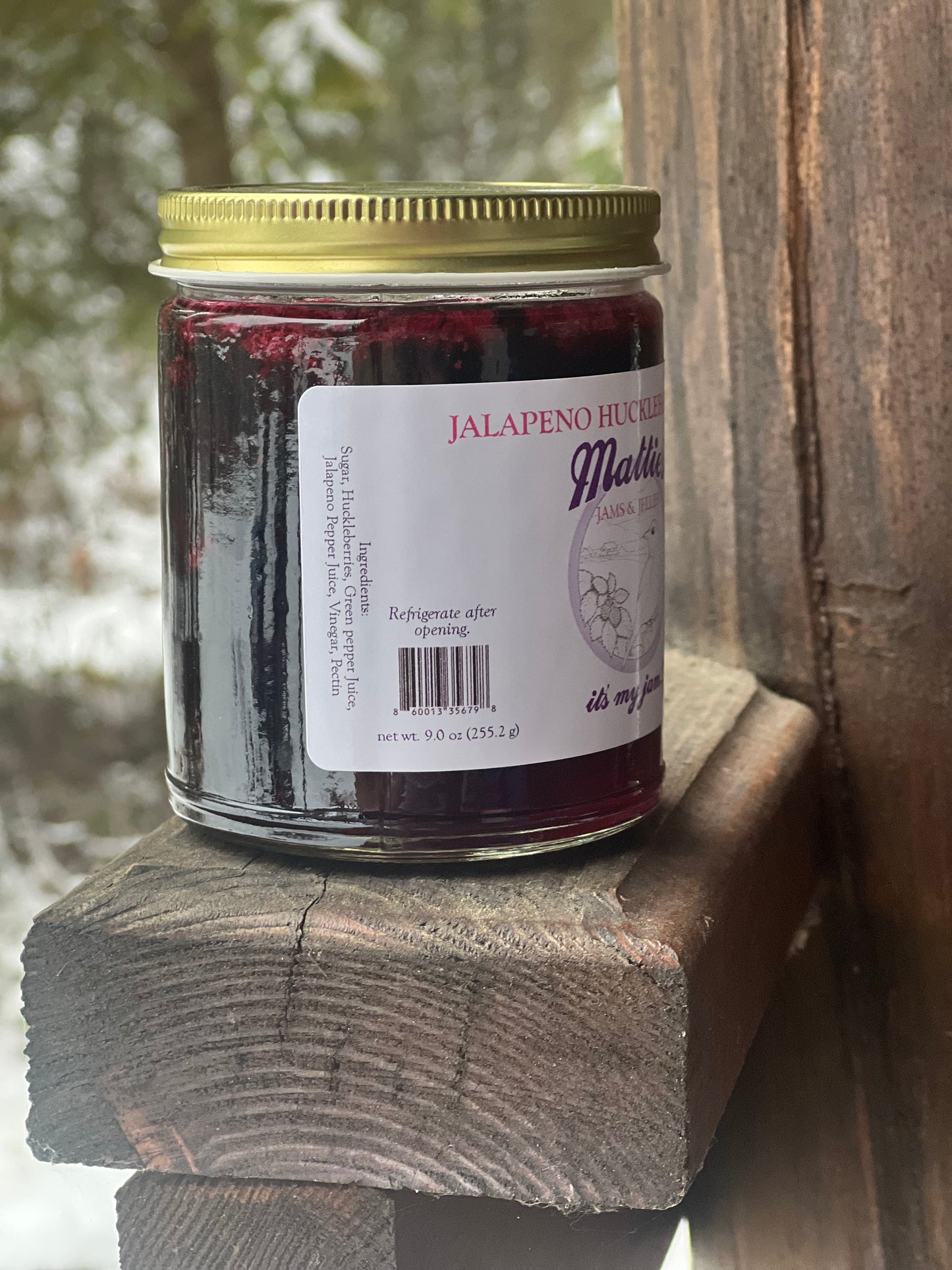 Jalapeno Huckleberry Jam