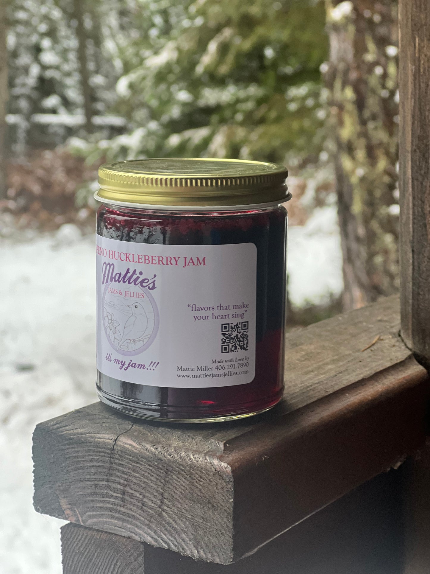 Jalapeno Huckleberry Jam