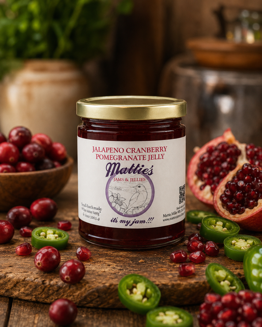Jalapeno Cranberry Pomegranate Jelly