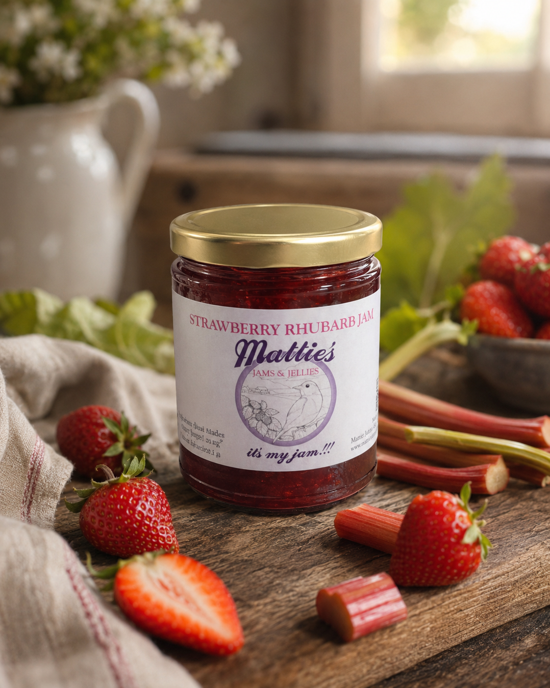 Strawberry Rhubarb Jam